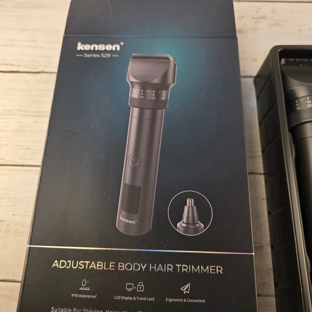 NEW Kensen Series S29 Adjustable Body Hair Trimmer JK-881 Waterproof LCD Display